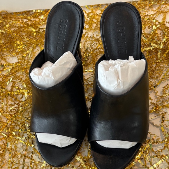 Schultz Danni Heels Black/Size 7 NWT - Picture 7 of 11